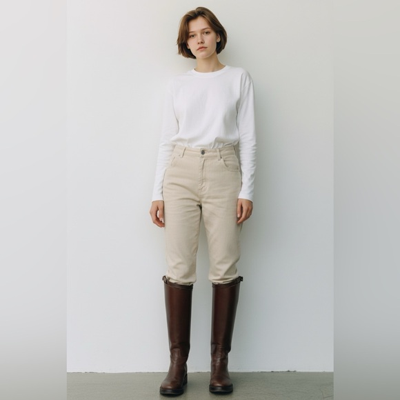 Ann Demeulemeester brown leather riding  boots - Picture 3 of 16